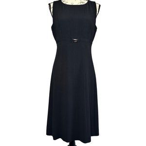 Tahari by Arthur S. Levine | Black Sleeveless Fit & Flair Dress | Size 6